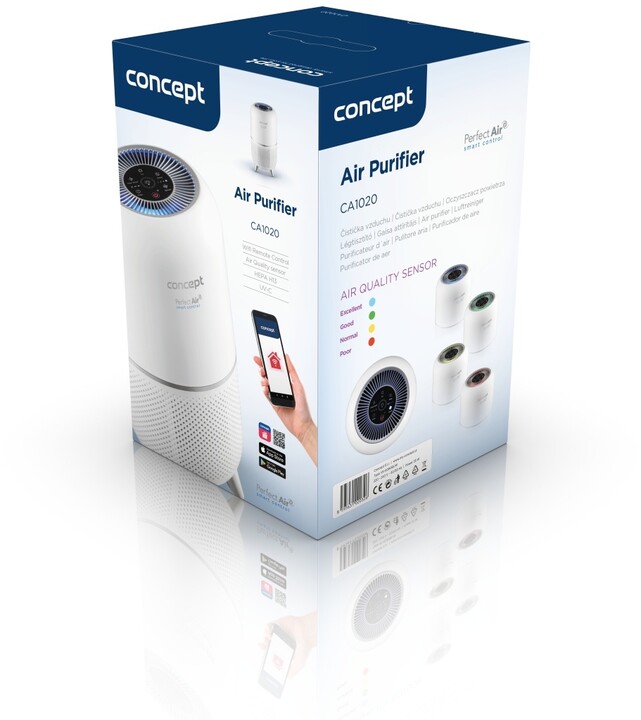 Pastrues ajri Concept CA1020 Perfect Air Smart, i bardhë