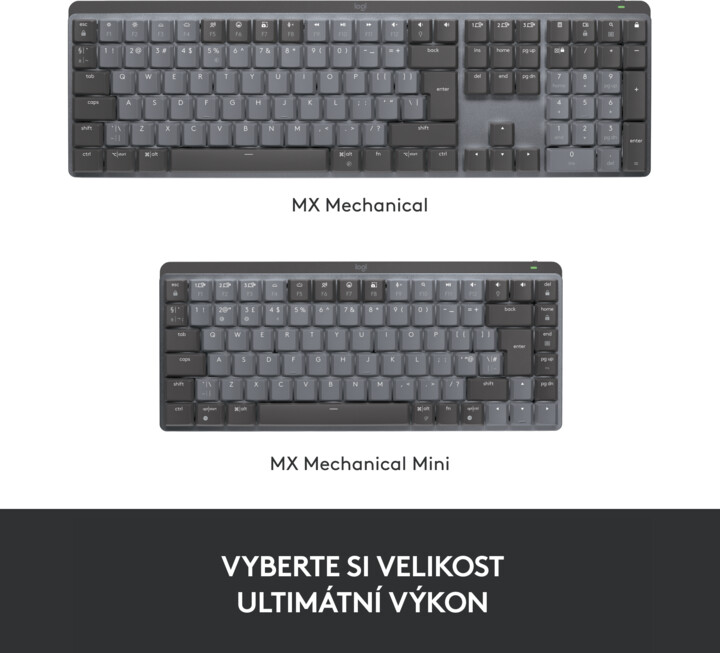Tastierë Logitech MX Mechanical Mini, hirtë