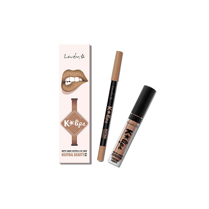 Set për buzë Lovely K*Lips, Neutral Beauty, nr. 4
