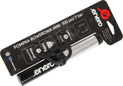 Pompë biçiklete Enero alu, 22 x 191 mm, e zezë 