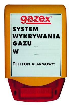Alarm sinjalizues optik dhe akustik Gazex SL-21, 12V, LED të kuqe