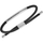 Byzylyk për meshkuj Armani Exchange AXG0041040, 23cm, i zi/argjendtë