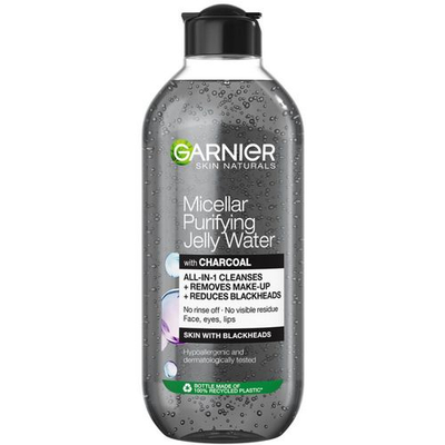 Ujë micellar Garnier, Purifying Jelly Water Charcoal, 400 ml