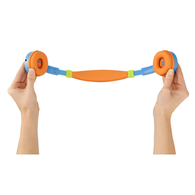 Kufje për fëmijë Hama "Kids Guard" fleksibel, 3.5mm, kaltër/portokalli
