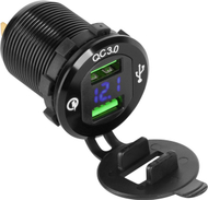 Karikues për veturë PeiYing, 2 x USB - A 3A, i zi Karikues për veturë PeiYing, 2 x USB - A 3A, i zi