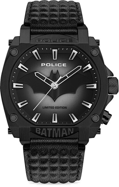 Orë dore për meshkuj Police Forever Batman Limited Edition, e zezë