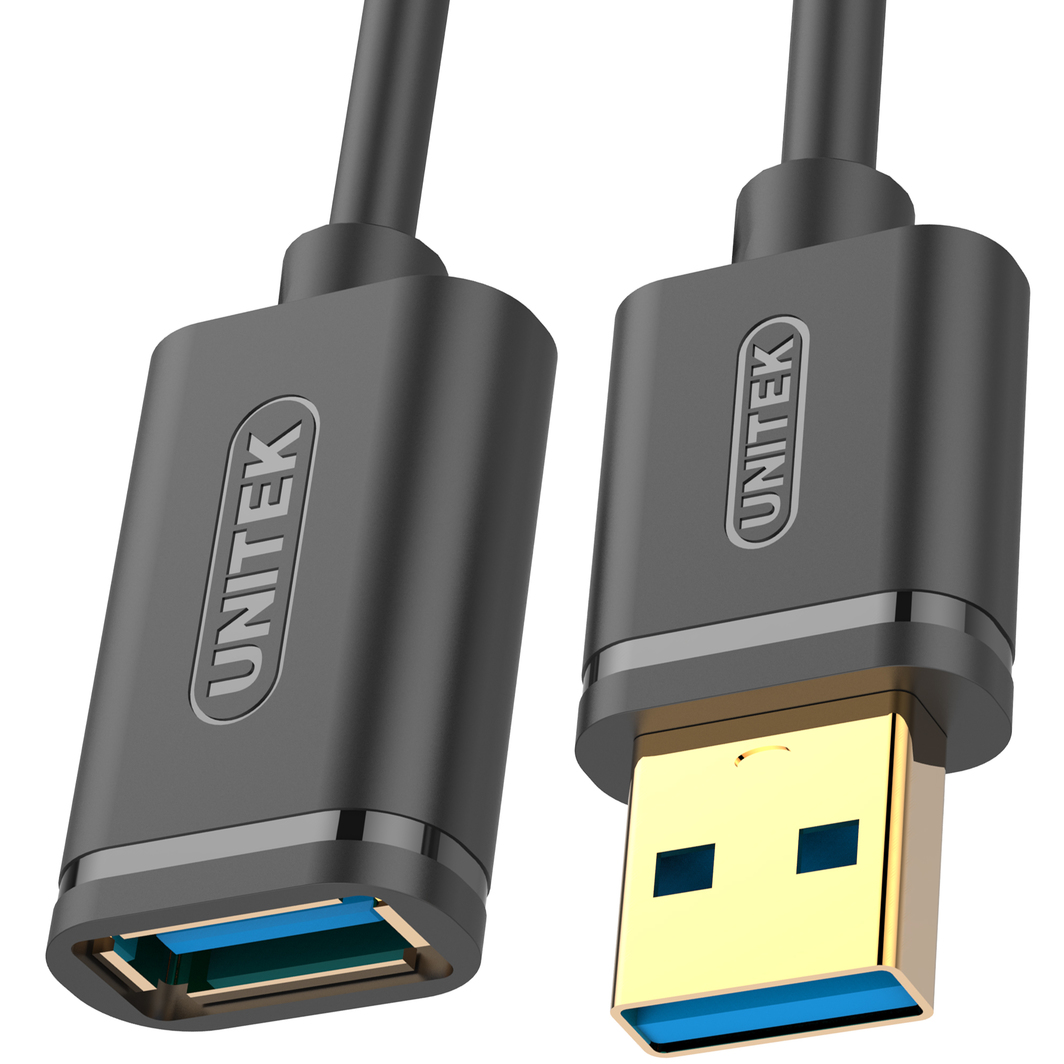 Kabëll USB 3.0 AM-AF Unitek,0.5m; Y-C456GBK