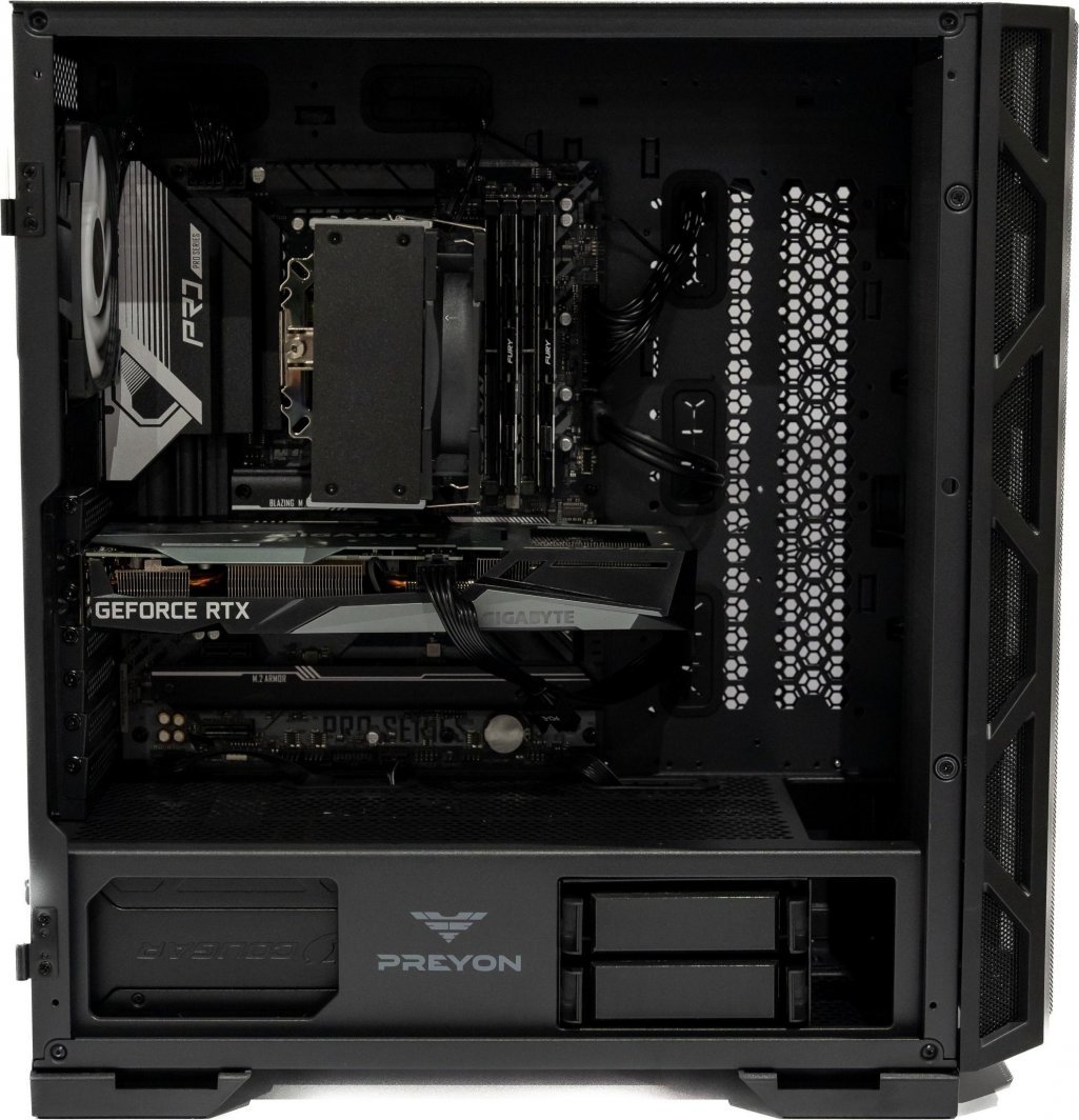 Kompjuter Nest PRO 800 ARGB Intel Core i5-13600K, 32 GB RAM, Nvidia RTX 4060 Ti, 512 GB M.2 SSD