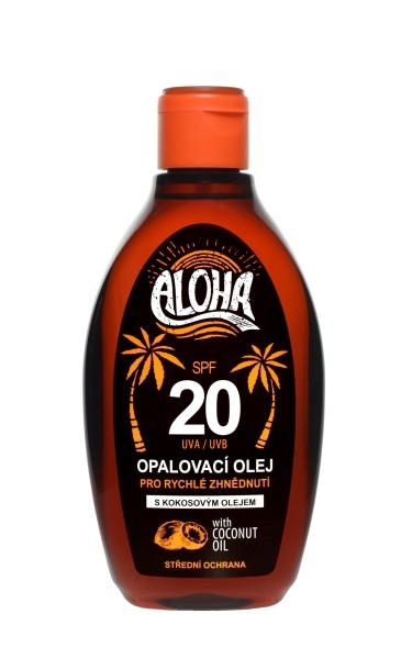 Vaj për nxirje Sun Aloha SPF 20, 200 ml