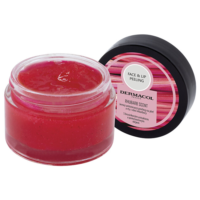 Piling për fytyrë dhe buzë Dermacol Anti-Stress, 50 g