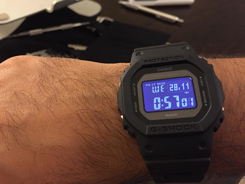 Orë dore Casio G-SHOCK GW-B5600BC-1BER Bluetooth Solar (397)