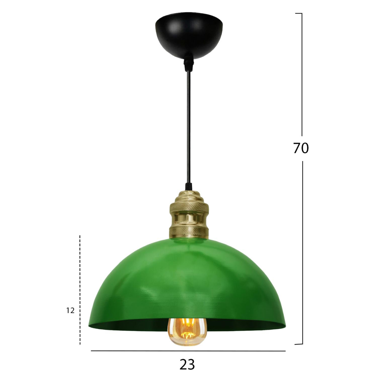 Llambë tavani jeshil-zi (HM7612.02)