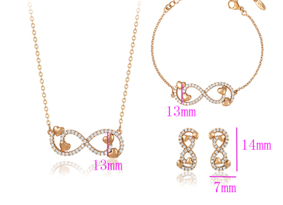 Set qafore/byzylyk/vathë, Xuping, të praruar në ar 18K