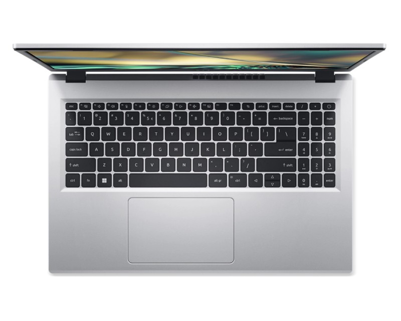 Laptop ACER Aspire A315 15.6" FHD (AMD Ryzen 7 5700U, 8GB DDR4, 512GB M.2 NVMe, AMD Radeon Graphics, No OS, Silver)