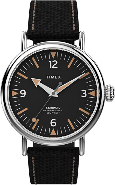 Orë dore për meshkuj Timex Standard TW2V44000, e zezë