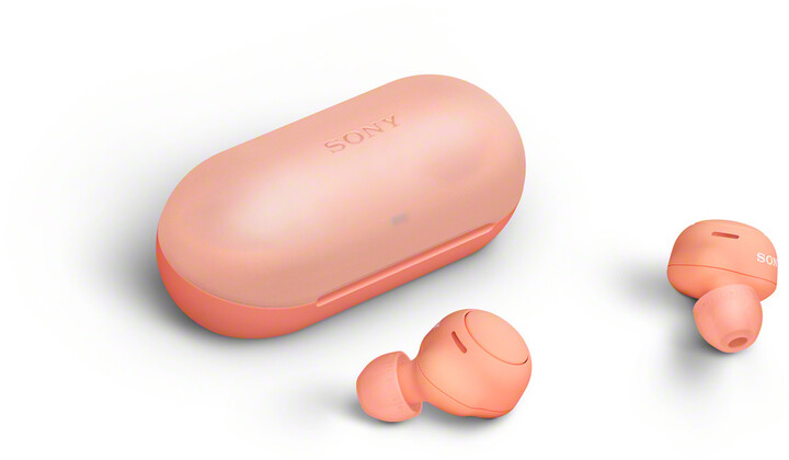 Dëgjuese Sony WF-C500, të kuqe 