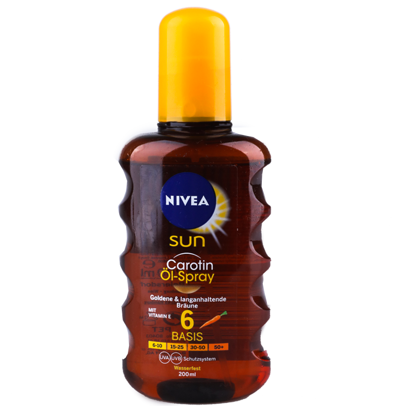 Vaj për rrezitje Nivea Carotin Ol- Spray, 200 ml