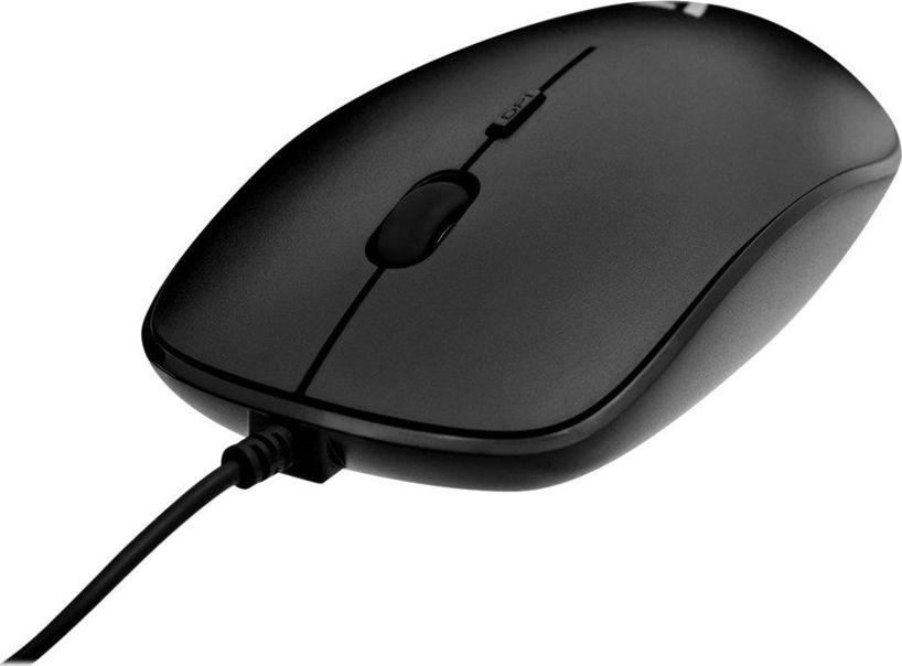 Maus V7 Cord, me kabllo, USB, i zi