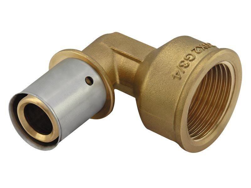 Tub montues 90 ° KAN-therm, GW 16 × 2 G1 / 2
