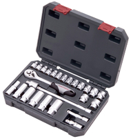 Set çelësa dhe fole Kraftwerk 204.102.100, 3/8", 26 pjesë