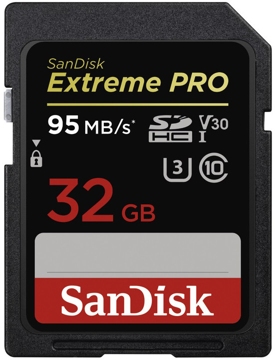 Kartë memorie SDHC SanDisk Extreme Pro, UHS-I (U3), 32GB