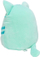 Lodër prej pellushi Squishmallows Kocka - Corinna, 20 cm, e gjelbër / kaltër