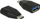 Përshtatës DeLock 65519, USB-C në USB-A, i zi