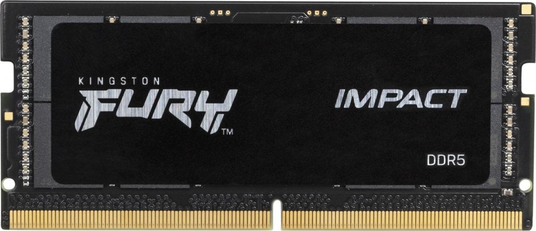 Оперативна меморија Kingston Fury Impact, SODIMM, DDR5, 32 GB, 5600 MHz, црна