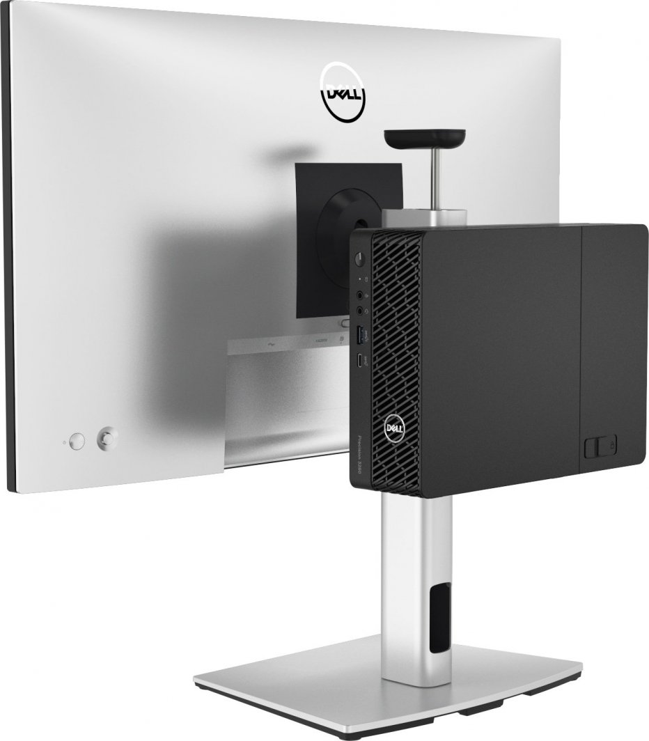 Држач за монитор на Dell, 19"- 27", црно/бело