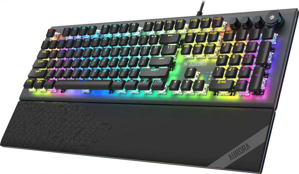 Tastierë IBOX Aurora K-5 RGB (IKGMK5), e zezë