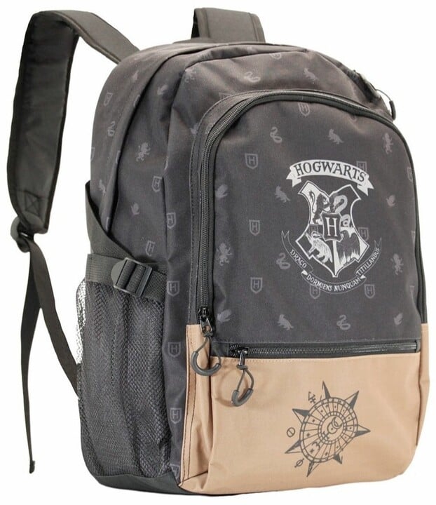 Çantë shpine Harry Potter - Hogwarts Urban, e zezë / kaftë