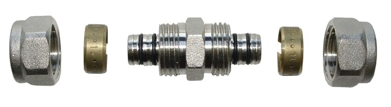 Njësi lidhëse e dyfishtë për sisteme hidraulike PEX/PEX Invena H/PA‑02‑002