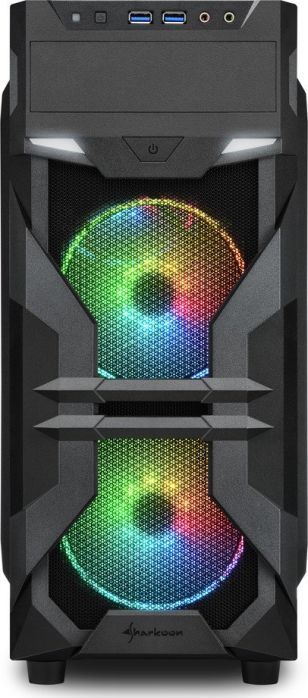 Куќиште за компјутер Sharkoon VG7-W RGB ATX, Midi Tower