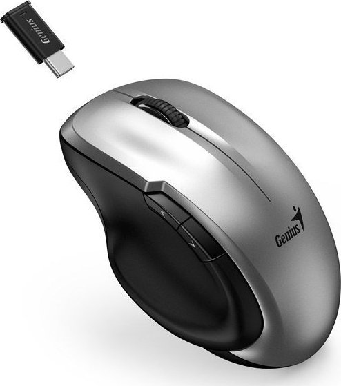 Maus Genius Ergo 8200S, pa kabllo, i hirtë/zi