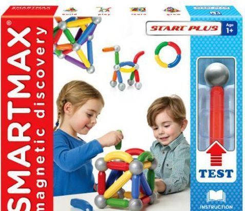 Blloqe magnetike për fëmijë SmartMax Start Plus (223696), 30 pjesë