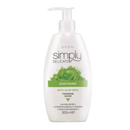 Xhel për higjienë intime Avon Simply Delicate Soothing, 300 ml
