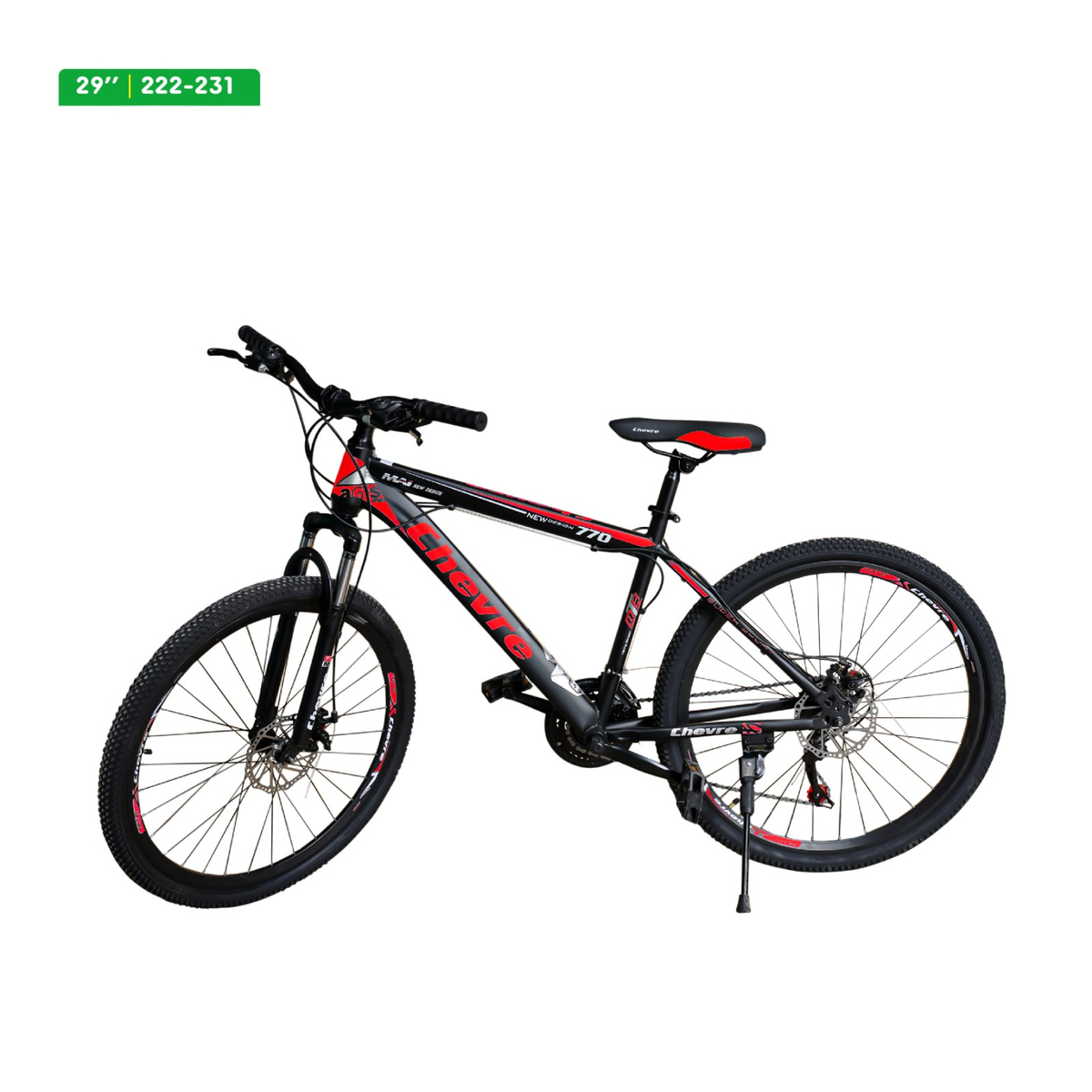 BICIKLETE 29" CHEVRE MTB MBS001H Steel frame