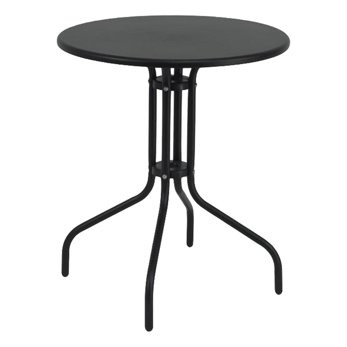 Tavolinë e rrumbullakët Black Φ60×70 Hcm (HM5973.03), zezë