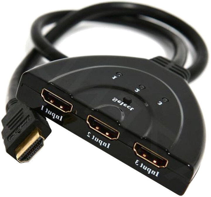 Кабел Gembird HDMI switch, 3:1