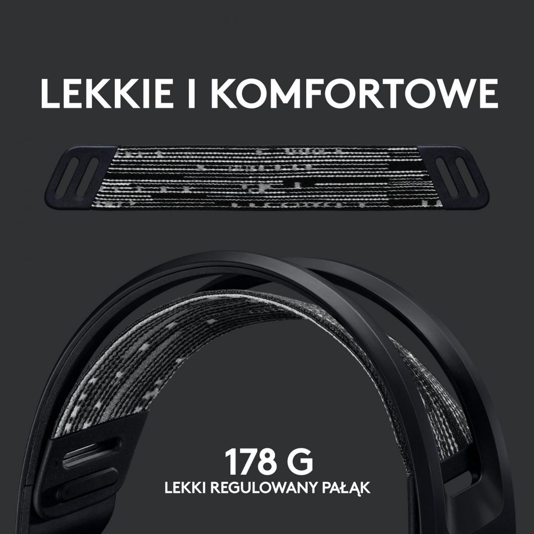 Слушалки Logitech G733 Lightspeed Czarne (981-000864)