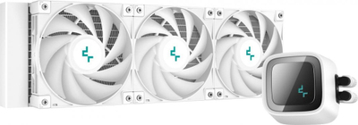 Ftohës me ujë Deepcool LS720 WH, 360mm, i bardhë