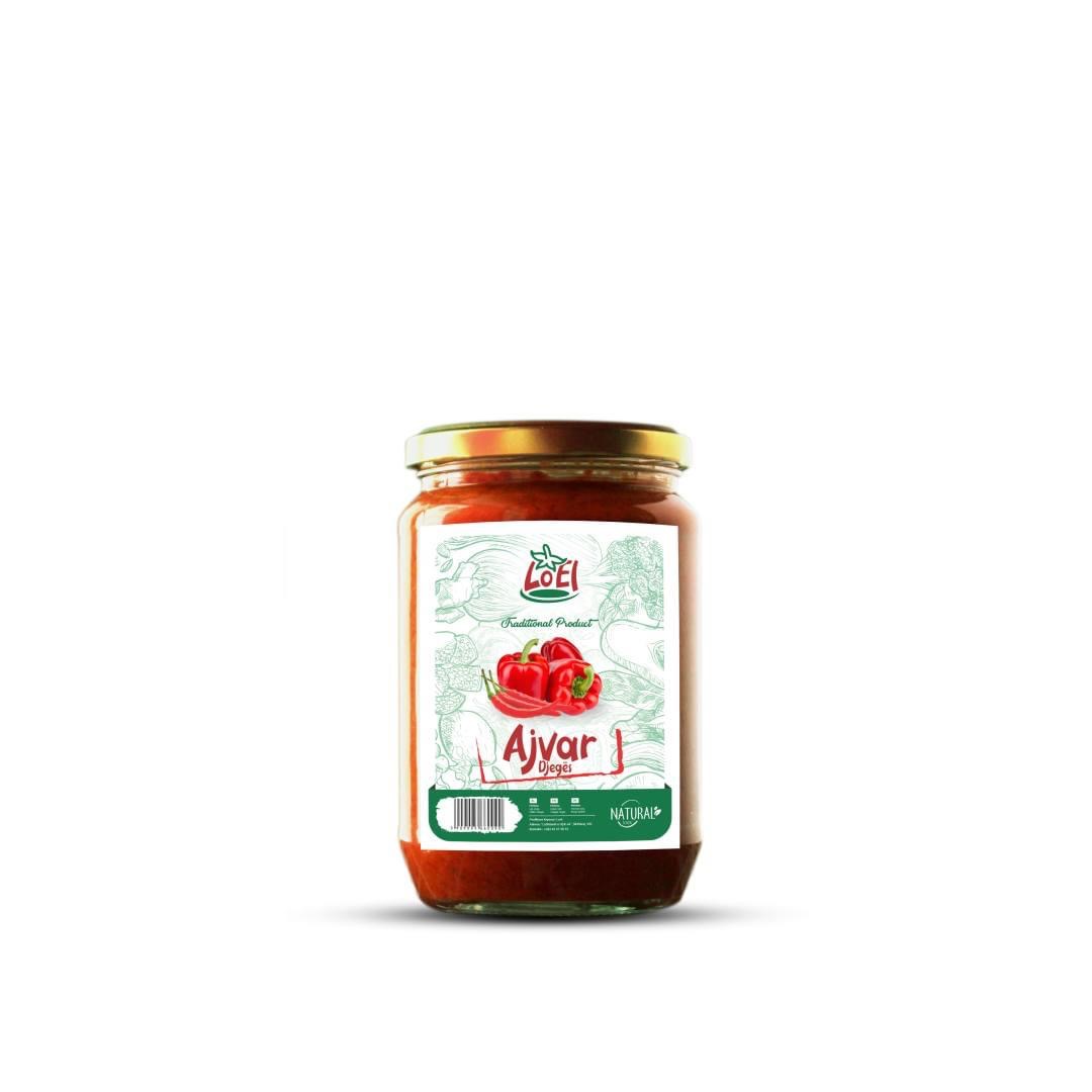 Ajvar djegës LoEl, 750 ml