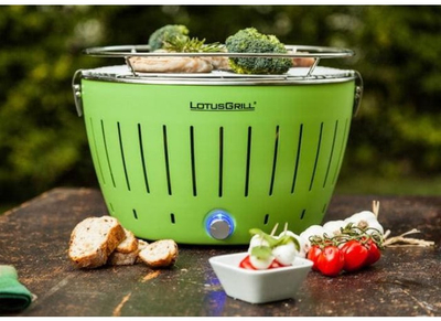 Grill me qymyr LotusGrill G34, 32 cm, e gjelbër