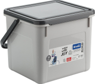 Kuti për detergjent Rotho, 3kg, e hirtë/zezë Kuti për detergjent Rotho, 3kg, e hirtë/zezë