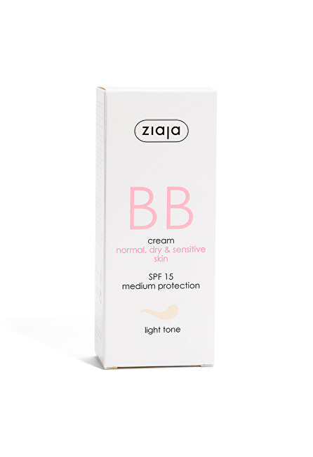 Krem BB Ziaja SPF 15 Light Tone, 50 ml