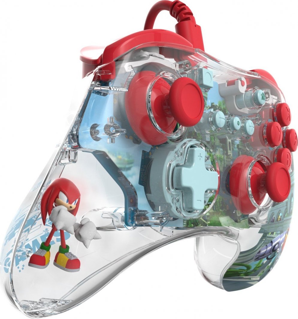 Kontroller PDP RealMz Knuckles Sky Sanctuary Zone, me kabllo, shumëngjyrësh