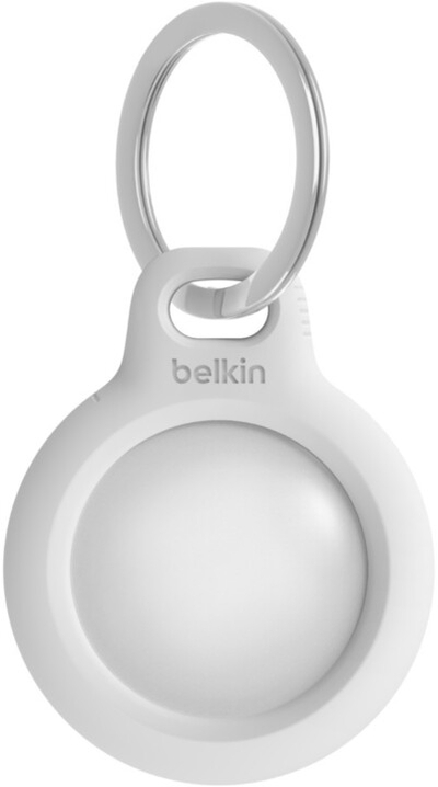 Mbrojtëse Belkin Apple për lokalizues AirTag, me unazë, e bardhë
