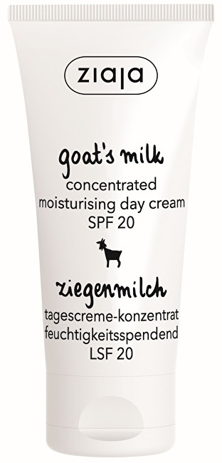 Дневен крем за лице Ziaja SPF 20 Козјо млеко, 50 ml