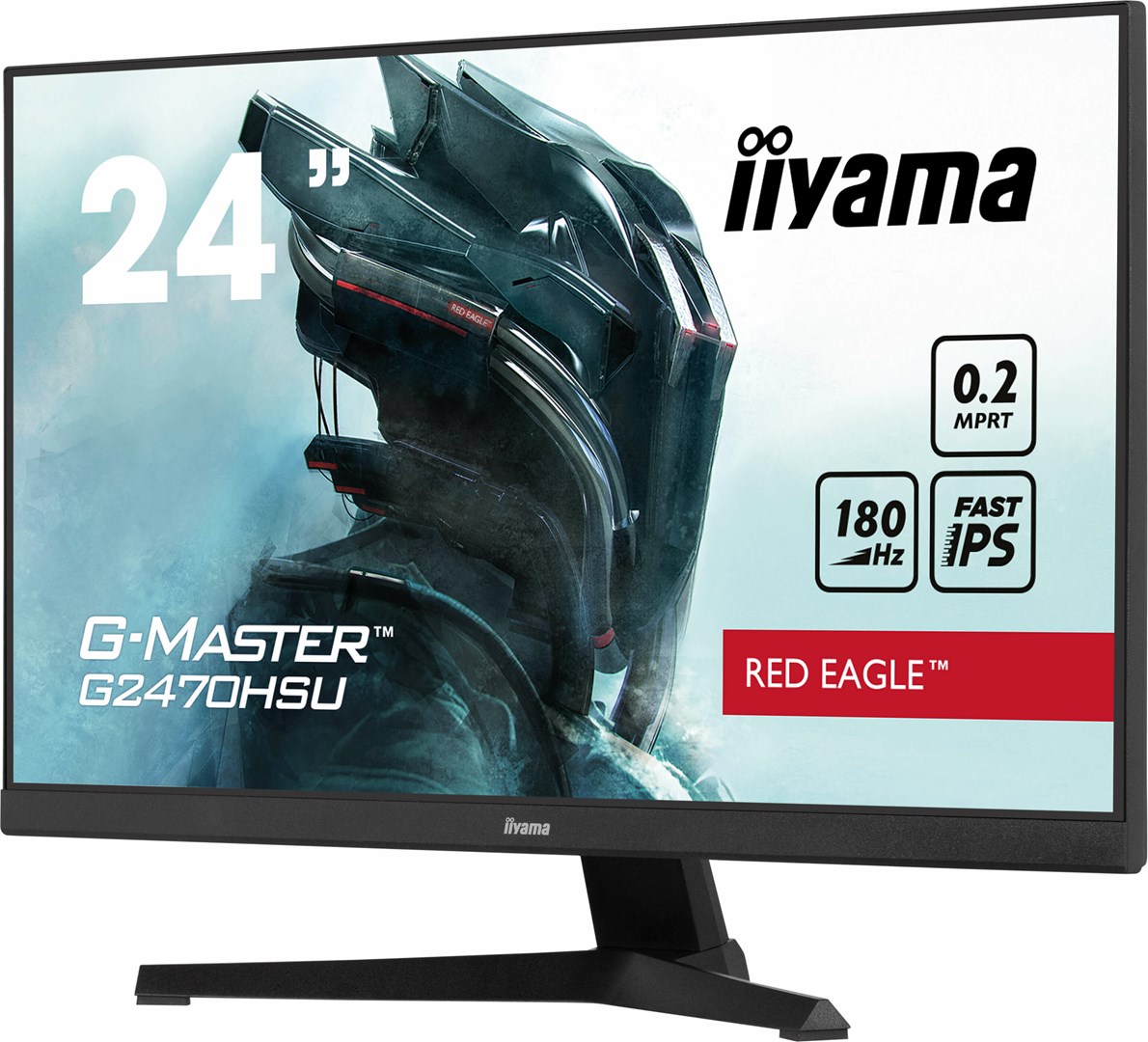 Монитор iiyama G-MASTER G2470HSU-B6, 23.8", 1920 x 1080, 180 Hz, i zi