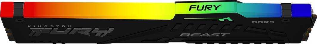 Memorie Kingston Fury Beast RGB, DDR5, 32 GB, 5600 MHz, CL40, KF556C40BBA-32